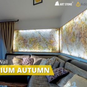 Tranh đá dùng đá mỏng xuyên sáng Art Stone - Light Wall