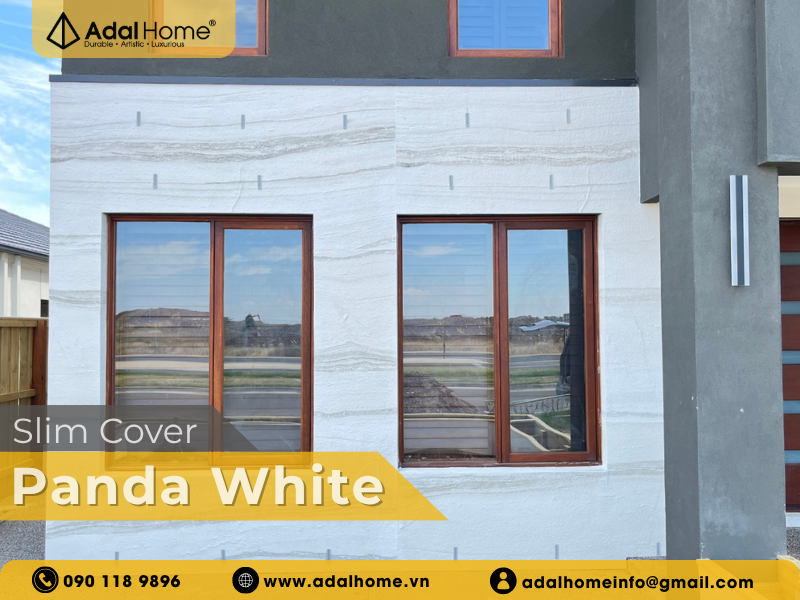 Ứng dụng đá mỏng ốp tường Art Stone - Slim Cover cho ngoại thất