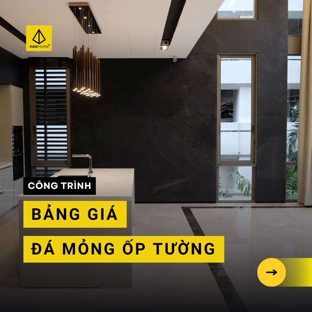 Đá mỏng ốp tường giá bao nhiêu